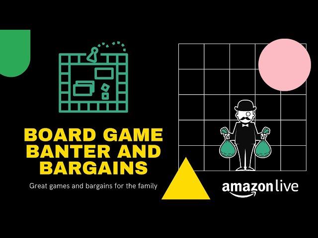 Board Game Banter, Bargains, and Beards With Beard Laws on Amazon LIVE