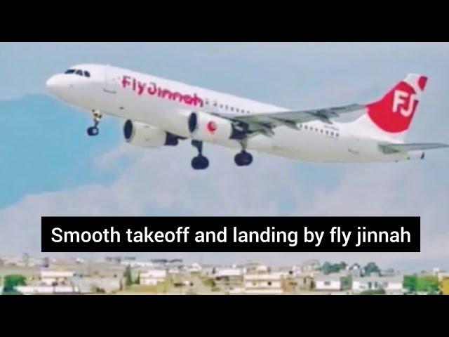 Smooth takeoff from Islamabad and landing at karachi airport by fly jinnah