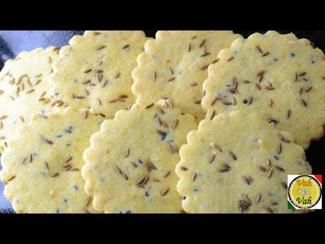 Masala Cheese Cookies - By Vahchef @ vahrehvah.com
