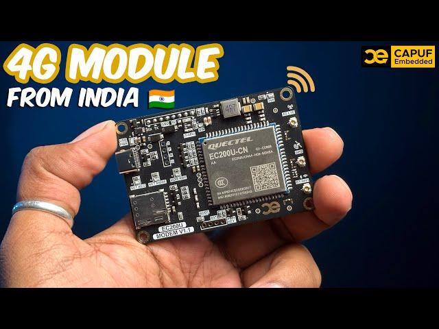 All New 4G Modem from India  | CAPUF Embedded 4G Modem with GNSS