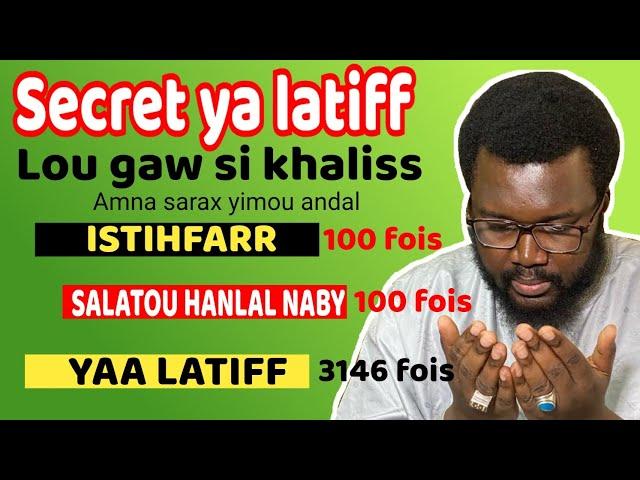 secret bou gaw si khaliss yaa latiff si lime bou yémé ak sarax bimou anadal