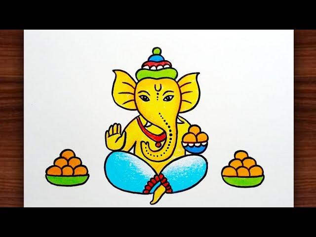 Ganpati Bappa Drawing || Ganesh Chaturthi Special Drawing|| Ganesha Drawing Step by Step..