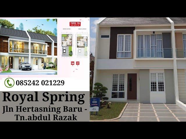 Rumah 2 Lantai Royal Spring Hertasning Makassar