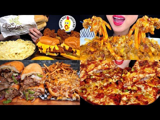 ASMR Fast Food Mukbang Compilation 31 | Fast Food Asmr | Satisfying eating sounds