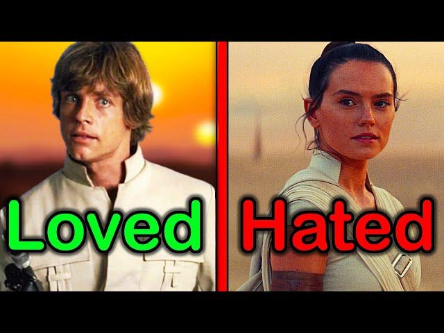 Why People LOVE Luke Skywalker And HATE Rey