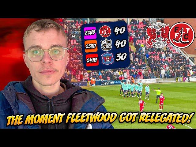 THE MOMENT FLEETWOOD TOWN GOT RELEGATED TO LEAGUE TWO | LEYTON ORIENT VS FLEETWOOD VLOG | 0-1 |