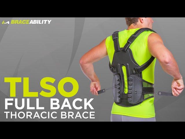 TLSO Thoracic Full Back Brace | Postural Kyphosis Support