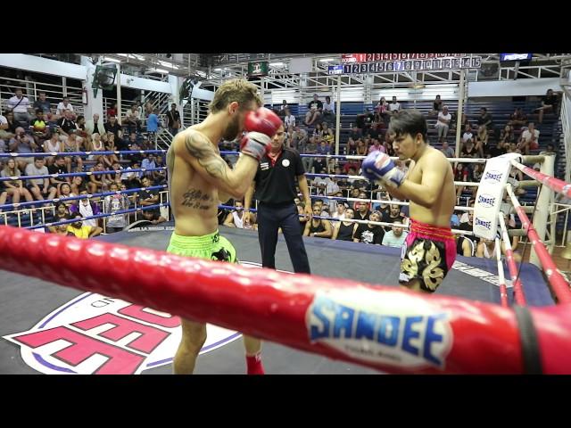 Tyler PhuketTopTeam Australia vs Yodpech Thailand – Muay Thai fight 30 Nov 2016