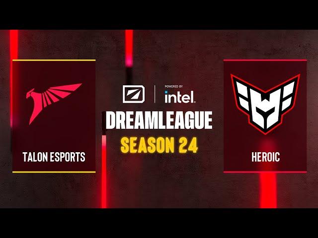 Dota2 - Talon Esports vs Heroic - DreamLeague Season 24 - Group B