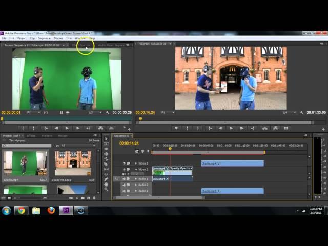 Adobe Premiere - How to Remove Green Screen (Chroma Key, Remove Background) Tutorial