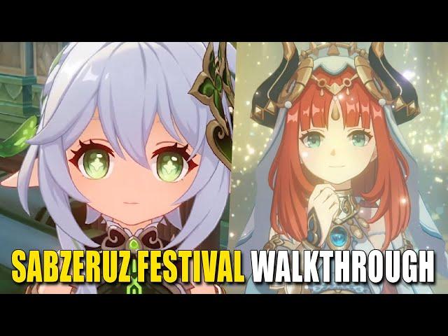 Genshin Impact: Sumeru Quest Walkthrough | Sabzeruz Festival Quest