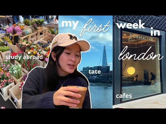 study abroad in london with me  settling in, exploring, dorm tour | study abroad diaries