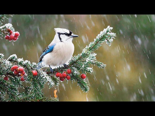 Calm music  with birds and rain ️ Nervous system relaxation and heart healing️️️