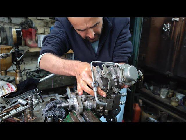 how to fuel pump head rotor new installed