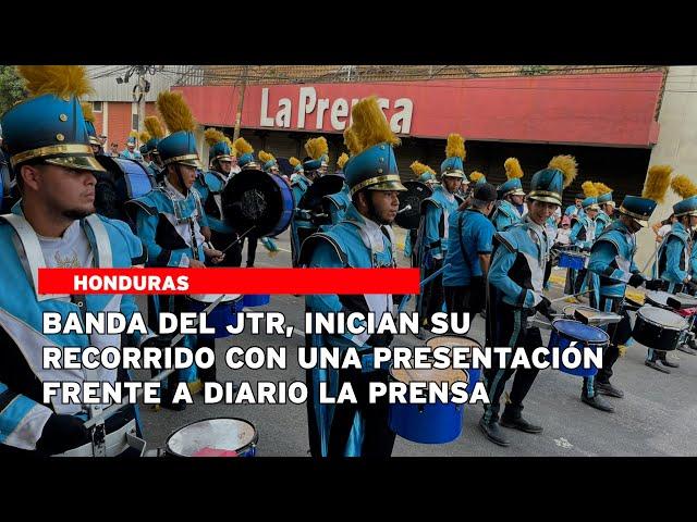 Banda del JTR, inician su recorrido con una presentación frente a Diario LA PRENSA