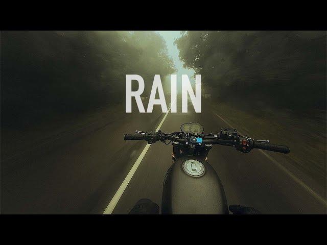 Ride in the storm. Pure rain and engine sound (no talking)