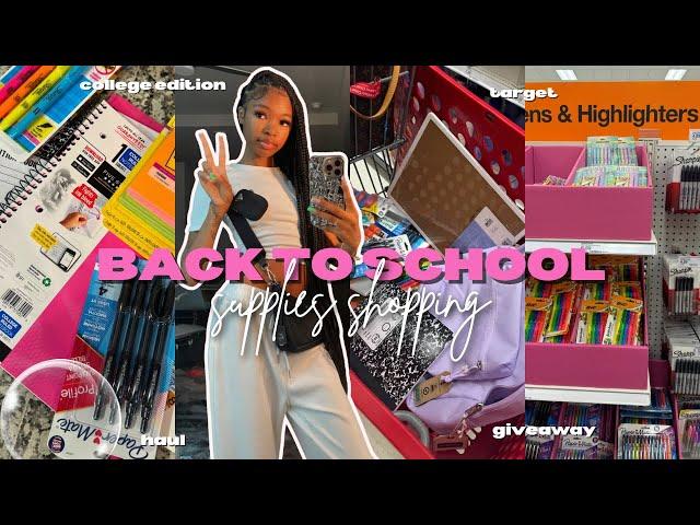 BACK TO SCHOOL SUPPLIES SHOPPING + HAUL 2024