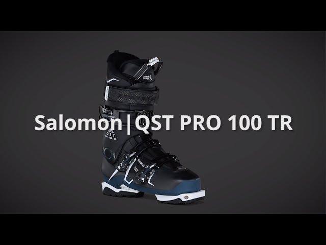 2019 Salomon QST Pro 100 TR Men's Boot Overview by SkisDotCom
