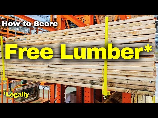 How YOU can get lumber for FREE - The Lumber Hack that Anyone Can Do!