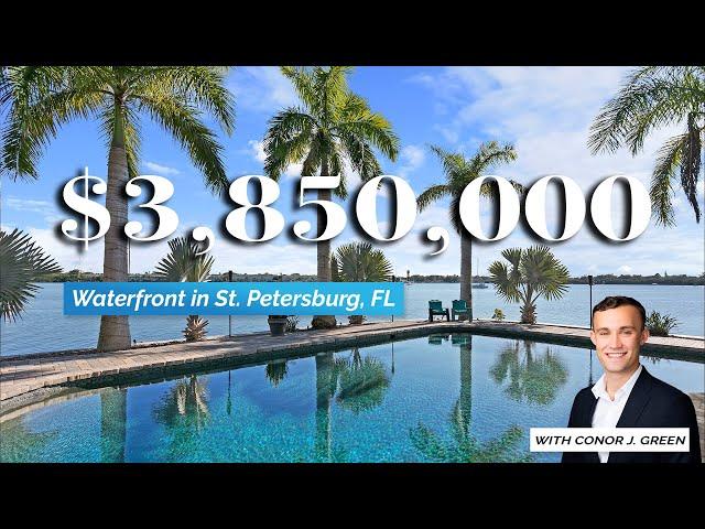 Inside a $3,850,000 St. Petersburg Florida WATERFRONT MANSION | Luxury Home Tour