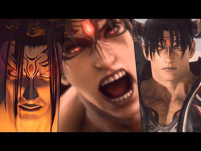 Tekken : Every canon Devil Jin scene