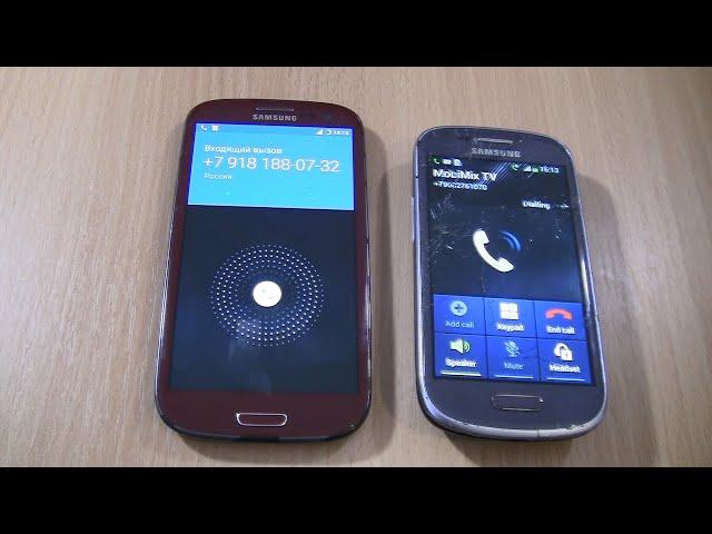 Samsung S3 Mini VE   Over the Horizon Incoming call &Samsung Galaxy S3  Android 6  Outgoing call