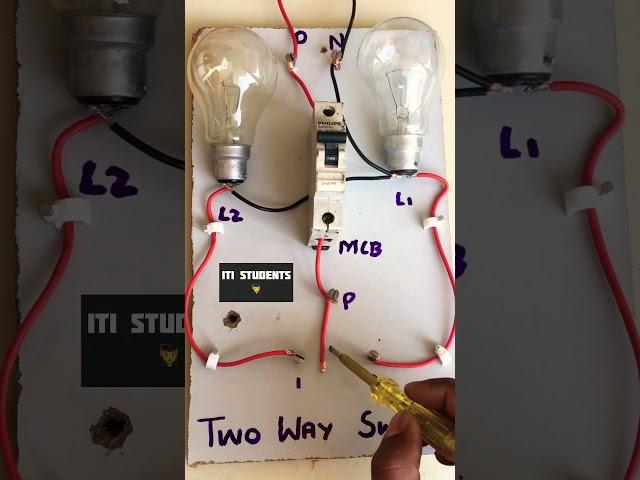 ITI ELECTRICIAN TRADE 1 year practical video Part 9|~woodworking art skill #shorts #SHORTS #ytshorts