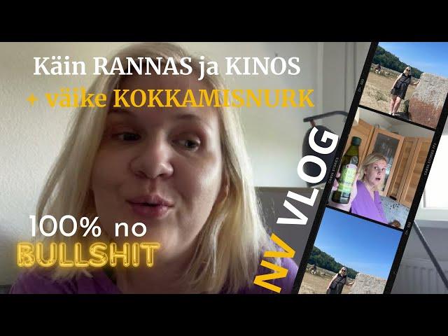 NÄDALAVAHETUSE VLOG - Käin rannas, poes & kinos, vallutan panku ning kokkan viinerikastet