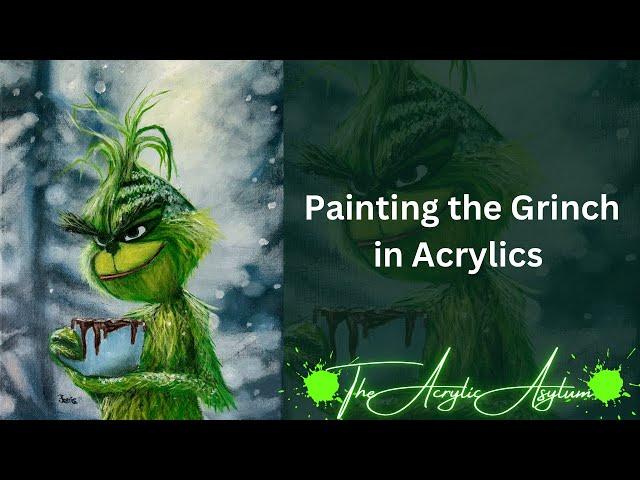 Painting the Grinch in Acrylics