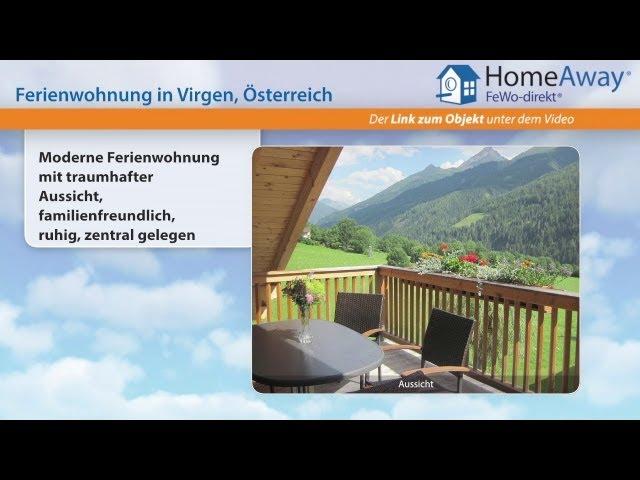 Tirol: Moderne Ferienwohnung mit traumhafter Aussicht, familienfreundlich - FeWo-direkt.de Video