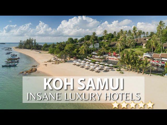 TOP 10 INSANE Luxury 5 Star Hotels in KOH SAMUI, THAILAND | Part 2