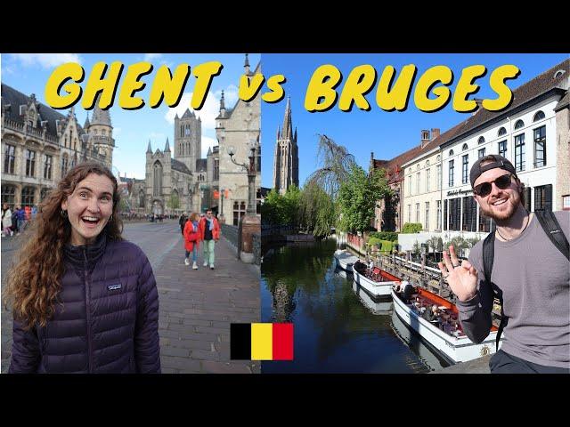 Should you visit Ghent or Bruges?  | Exploring Flanders Belgium