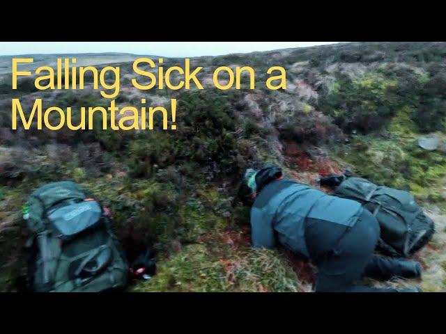 Getting Sick on a mountain.