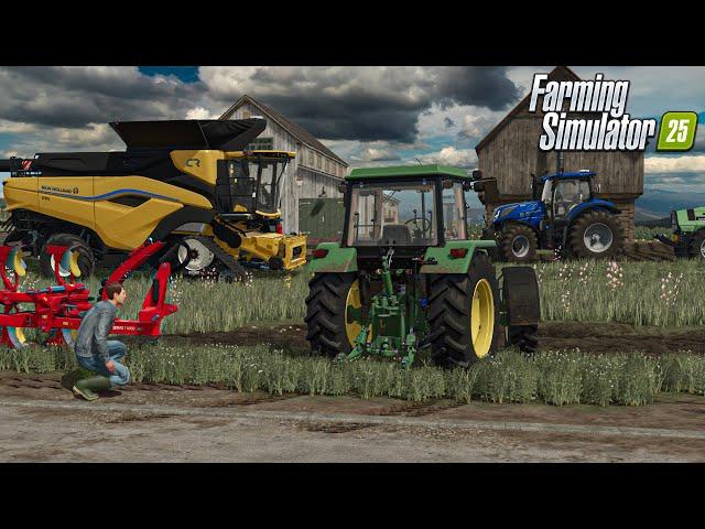 First 60 MINUTES on Zielonka map | Farming Simulator 25 GAMEPLAY