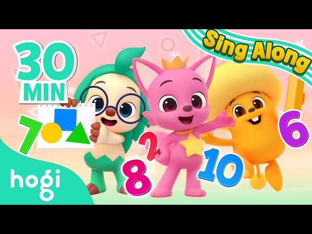 [ALL] Learn Shapes, Numbers, Counting with Hogi | Sing Along with Hogi | Pinkfong & Hogi