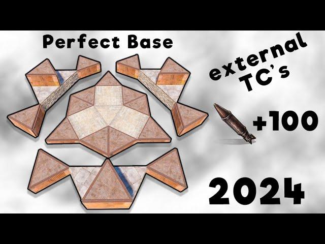 Perfect base design for duo/trio | +100 rockets RUST