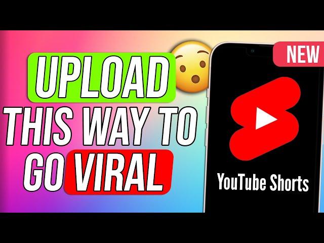 You’re Uploading Shorts The Wrong Way  DO THIS INSTEAD (How To Upload A YouTube Short 2025)