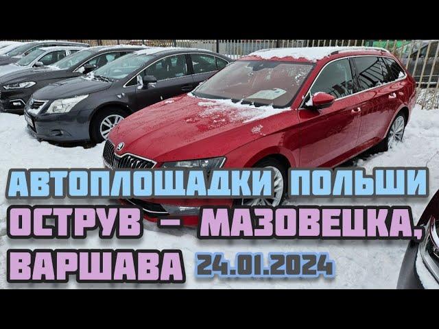 Автоплощадки Польша. Острув-Мазовецка, Варшава 24.01.2024 поиск и подбор авто #варшава, #подборавто