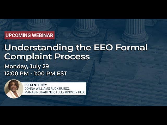 Understanding the EEO Formal Complaint Process | Tully Rinckey PLLC