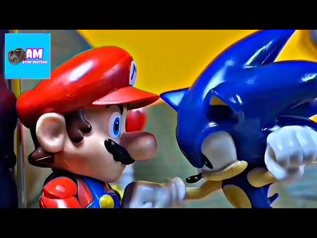 MARIO Vs. SONIC (Stop-Motion) Short Film