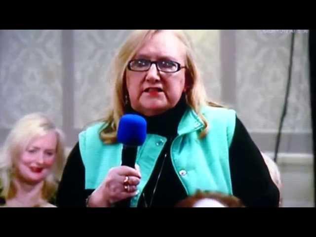 Lady Takes On Politicians On Vincent Browne Peoples Debate In Ennis