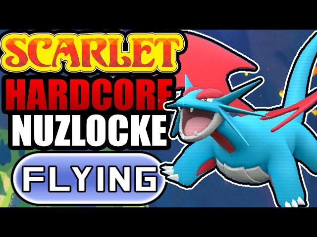 Pokémon Scarlet Hardcore Nuzlocke - Flying Types Only! (No items, No overleveling)