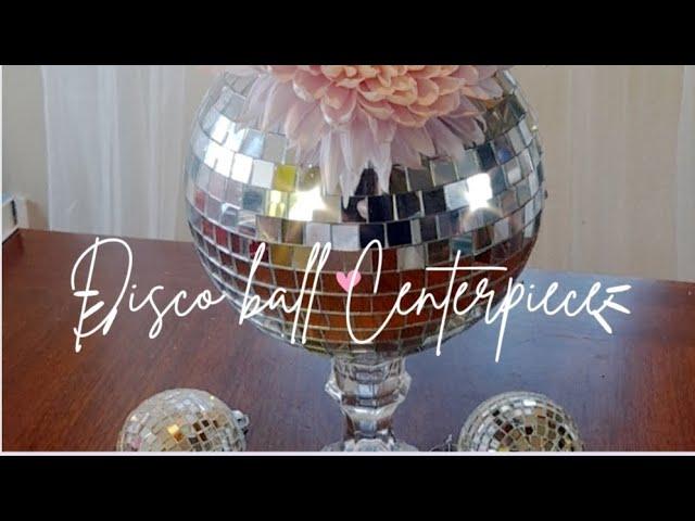 DIY Disco ball Centerpiece 🪩       #decor #crafts #diy