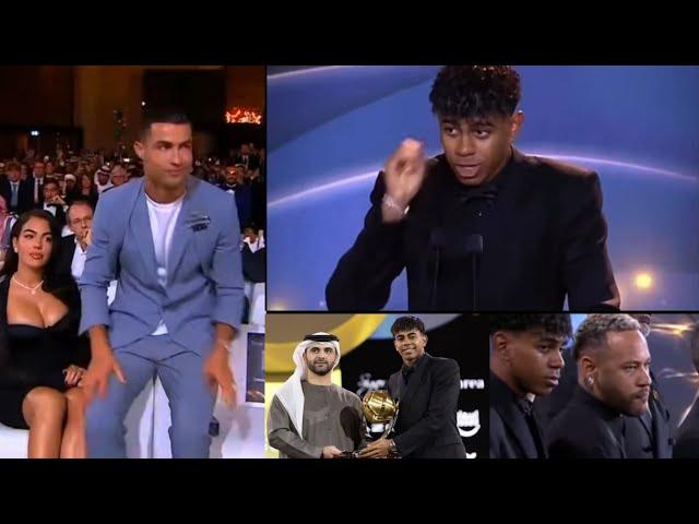 Respect , Barcelona Lamine Yamal SHOCKED the world at Globe Soccer Awards  ...