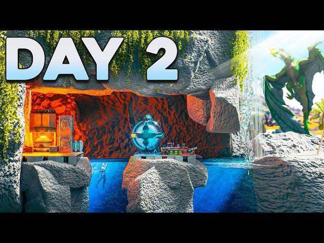 We Built the Strongest Underground Cave Base in ARK PvP...