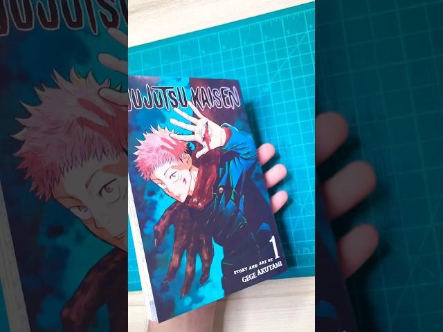 Unboxing my jujutsu kaisen manga v1 #jujutsukaisen #manga #unboxing #shorts