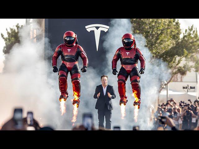 Elon Musk's First Prototype of Flying Tesla Suit SHOCKED The World