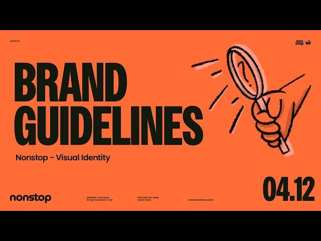 How To Build A Brand Guidelines (Template included)