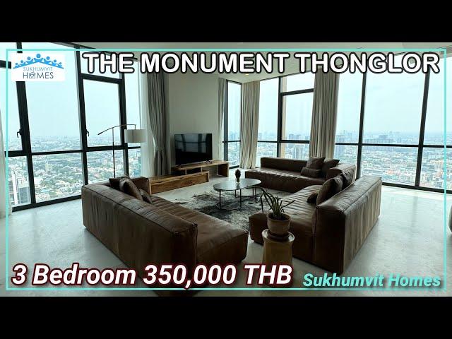 Hyper Luxury Condo Bangkok The Monument Thonglor 3 Bedroom 350,000 THB Monthly