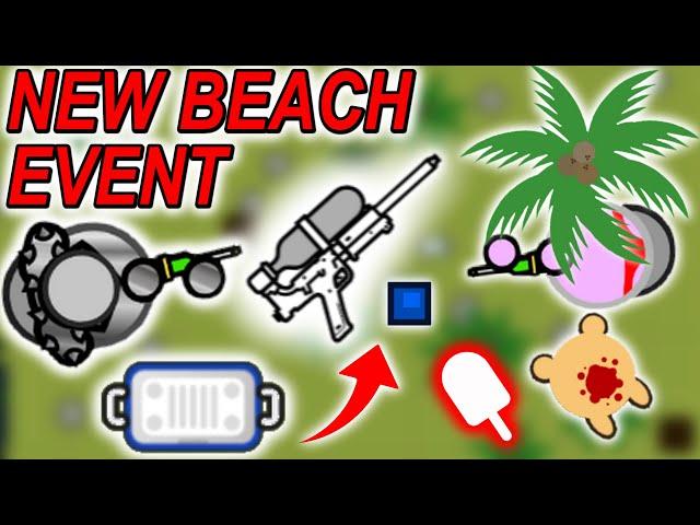 NEW BEACH EVENT + NEW WATER GUN + 19 KILLS in SOLO vs SQUAD ! | Surviv.io